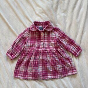 Baby Gap Pink plaid shirt